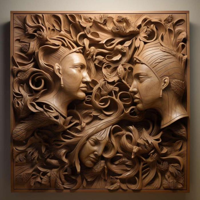 نموذج ثلاثي الأبعاد لآلة CNC 3D Art 